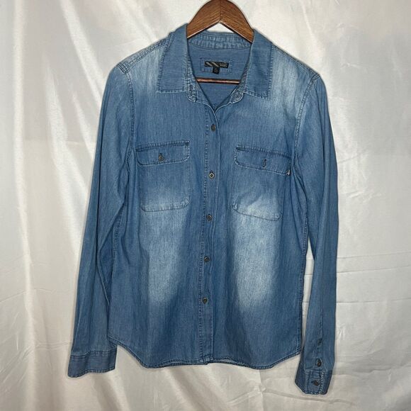 Vans Tops - Vans Denim Button Down Womens Shirt XL